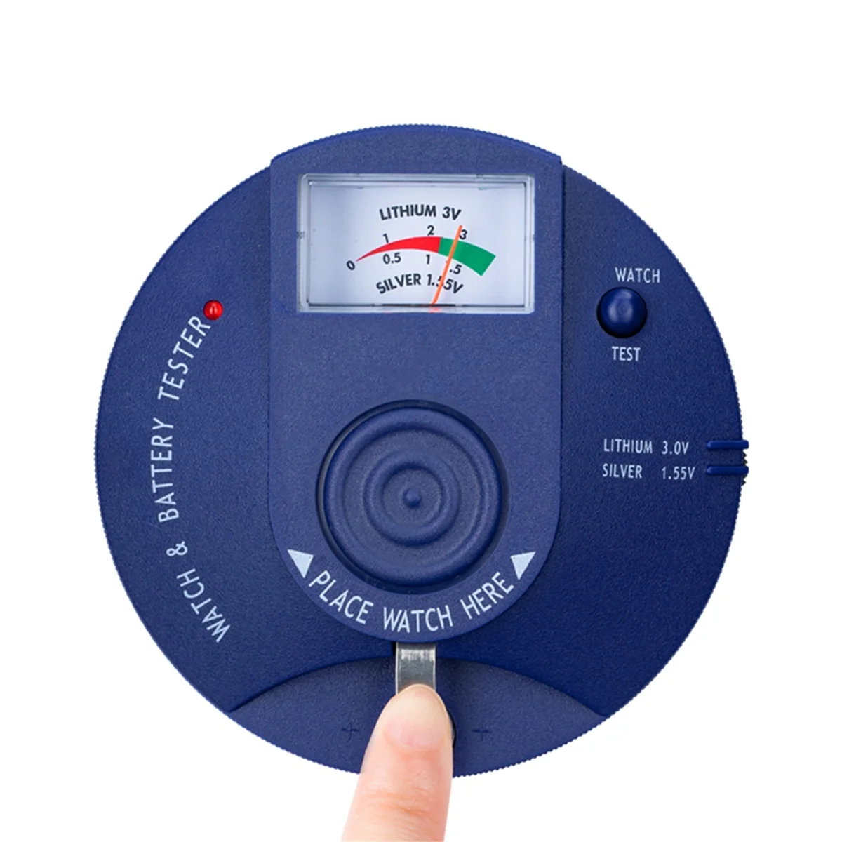 ELBA_Quartz Movement Tester ,Circular Type Watch Battery Pulse Tester and 1.5V 3V Button Cell Battery Analyzer