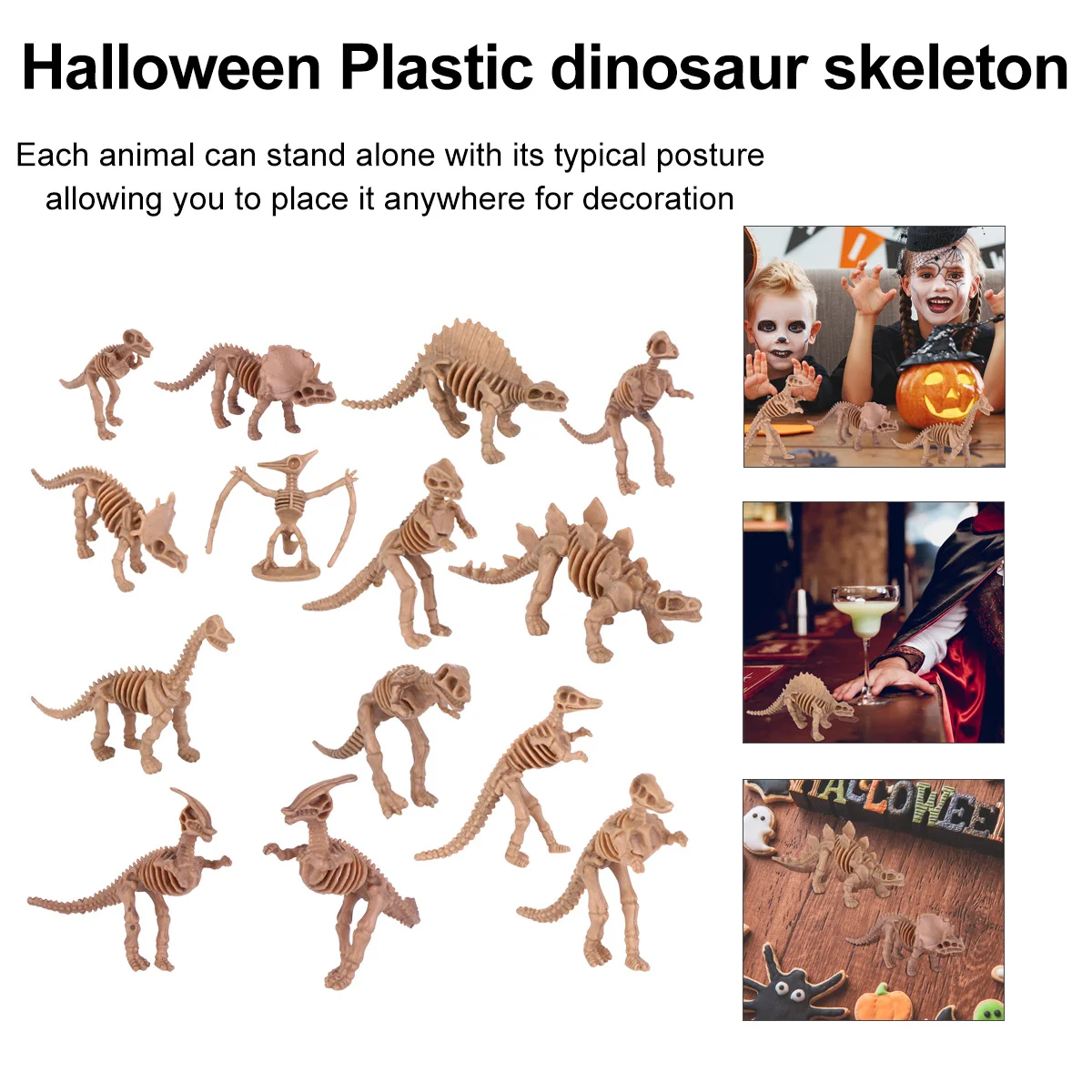 

12pcs Simulation Dinosaur Lifelike Prehistoric Beast Educational Plastic Dinosaur Figures Collection Decor Handicraft