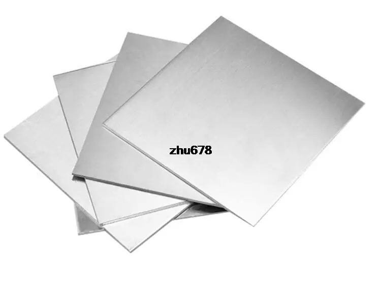 1Pc Titanium Titan Ti Alloy Plate 0.3 0.4 0.5 0.8 1.0 1.2 1.5 2 2.5 3 3.5 4 5mmThickness TC4/GR5 Ti Sheet Plate100x100 200x200mm