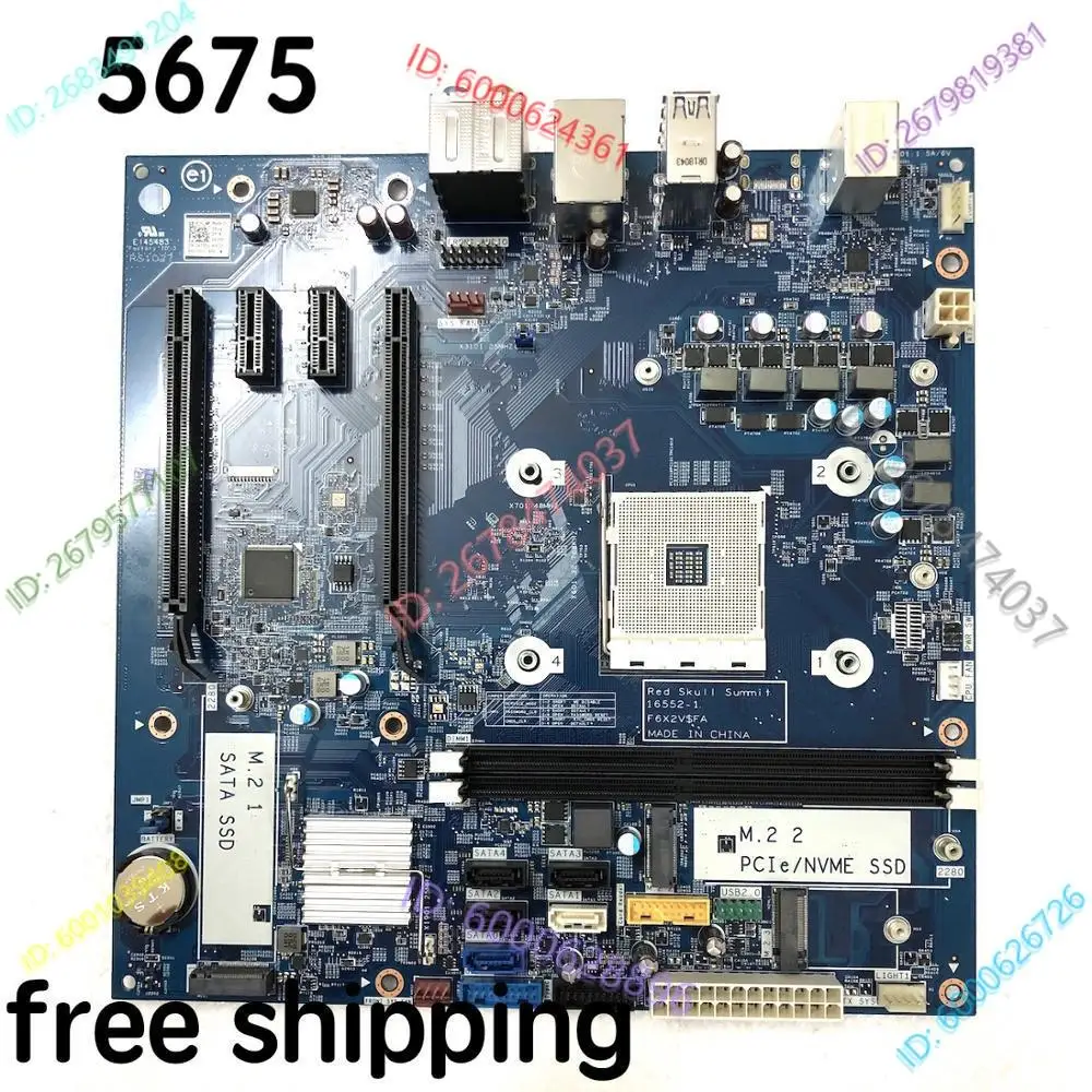 

For DELL Inspiron MAX 5675 Motherboard AM4 X370 DDR4 16552-1 F6X2V$FA Mainboard 100% Tested Fully Work