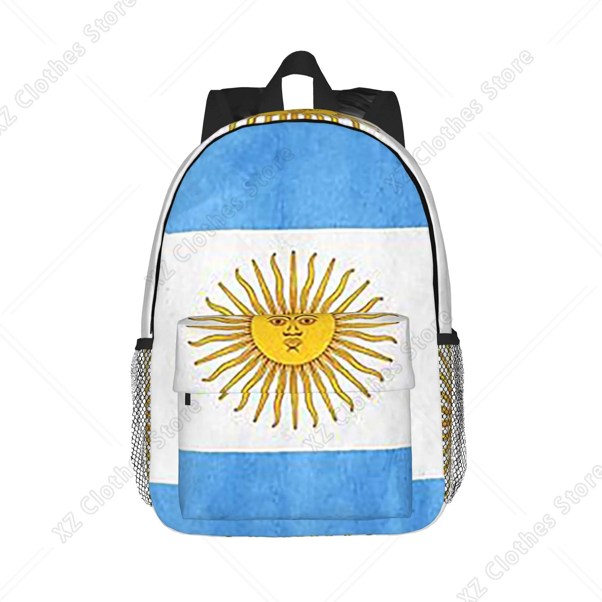 Argentina Argentinian Flag National Flag of Argentina Backpack Hot Sale Daypack BookBag Shoulder Bags for Men Women School Bag