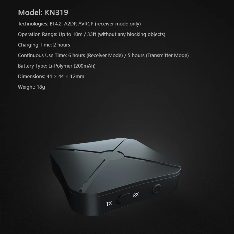 2/5Pcs Audio Adapter Pocket Multifunctioneel Gemakkelijk In Te Stellen Uitstekende Geluidskwaliteit Zender Geavanceerd