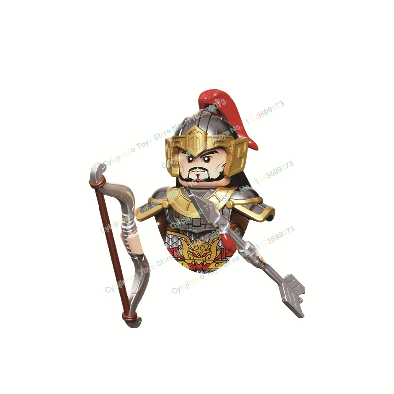 Filmserie Chinese historische karakters Romantiek van de drie koninkrijken Bouwstenen Mini-actiefiguren Model Kinderen DIY-speelgoed