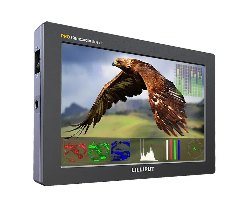 Lilliput Q7 Pro 7 inch IPS Full HD SDI 3D LUT Waveform Monitor Support SDI And HDMI Signal Cross Conversion