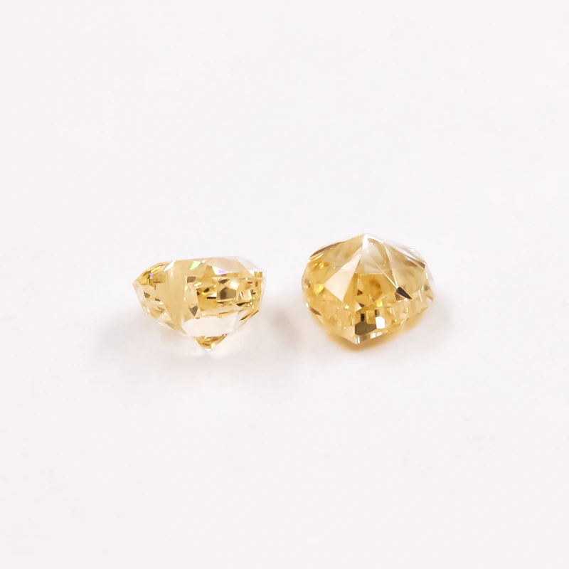 5x5mm Herz Zerkleinerte Eis-Schliff Lose CZ-Steine 5A Verschiedene Farben Kubisches Zirkonium Synthetische Edelsteine für Schmuck – Detail 6