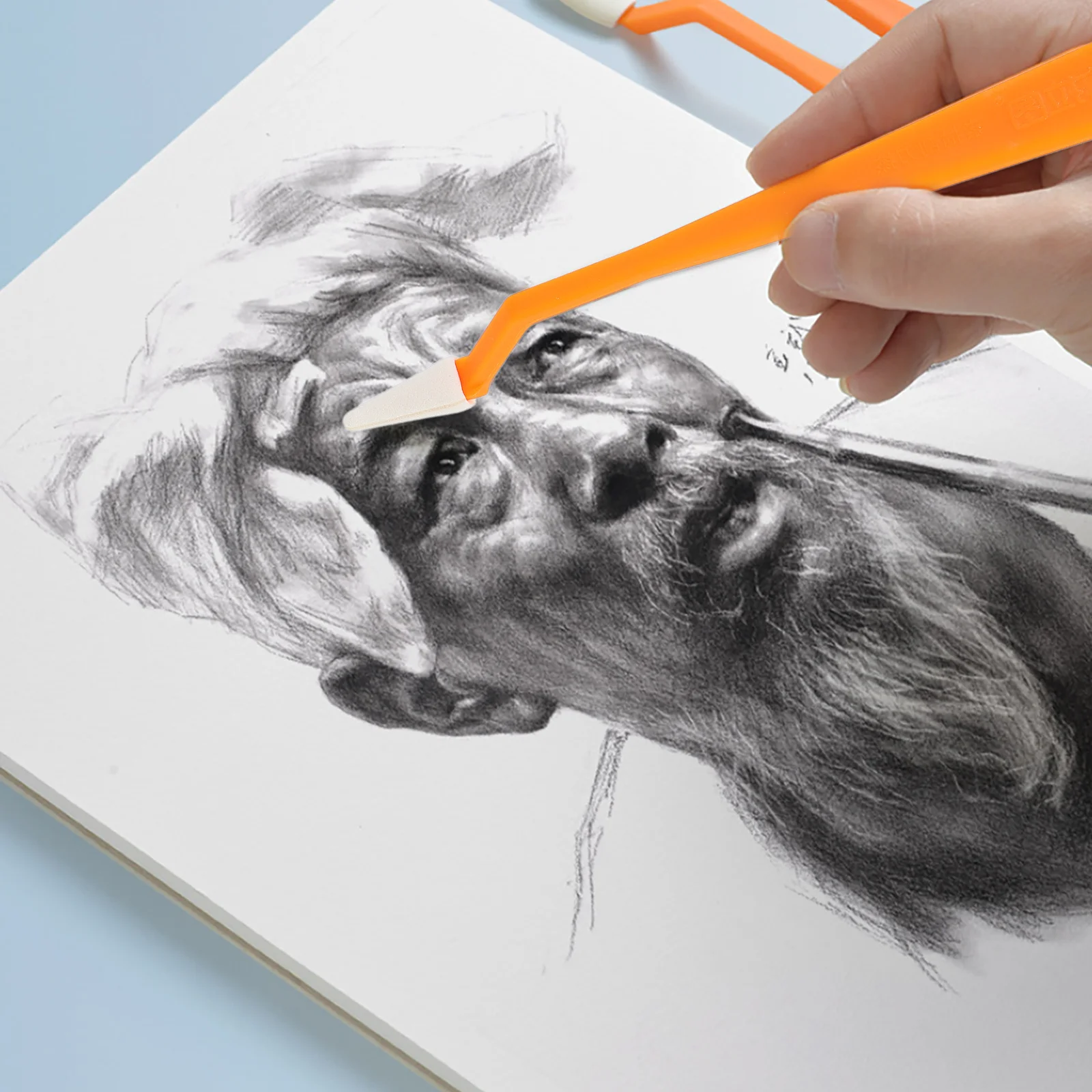 

1Set Sketch Wipe Trimmer Smudge Erase Rub Drawing Tools Preferred Materials Safe Durable Practical Lightweight Easy Carry Store