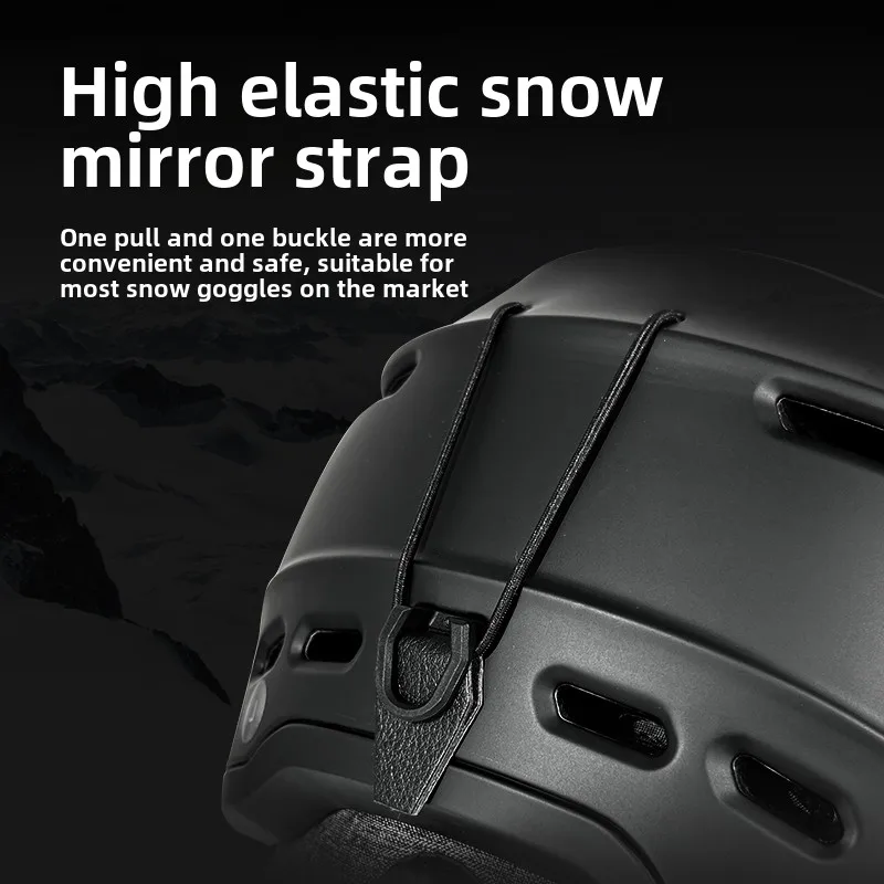 MOON 스키 헬멧 전문 통기성 남여 올인원 겨울 스키 헬멧 싱글 보드 따뜻한 눈 헬멧