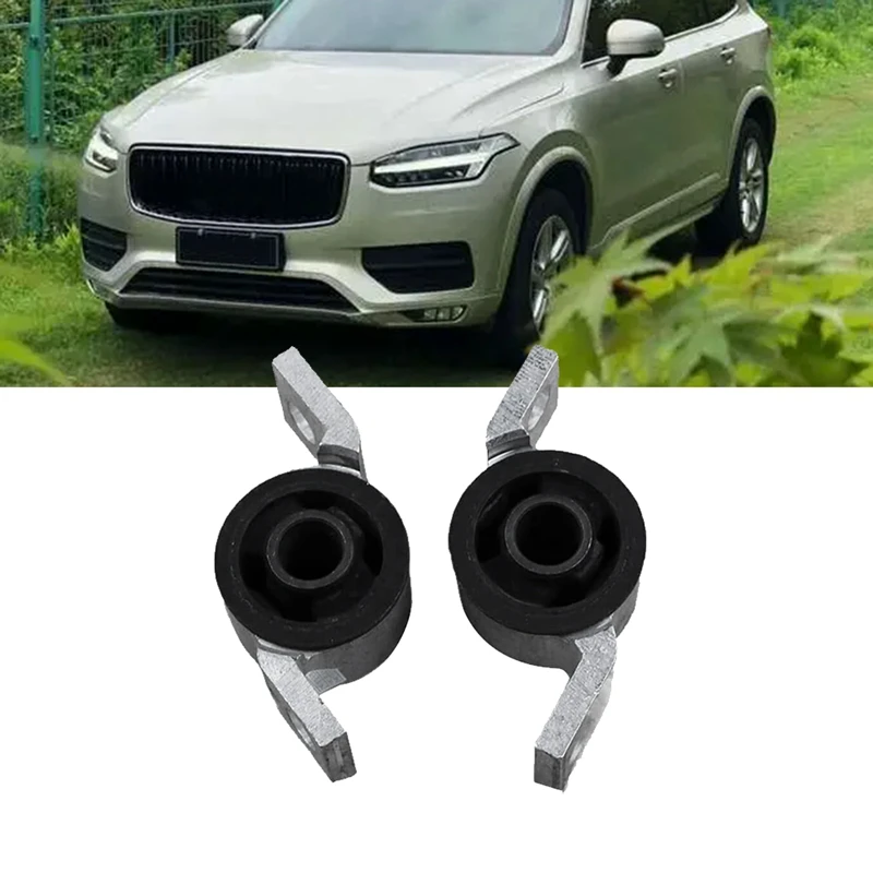 1Pair For Volvo XC90 2003-2016 31277897 31277898 Car Rear Axle Control Arm Bushing Retainer Mounting Bushing Bracket