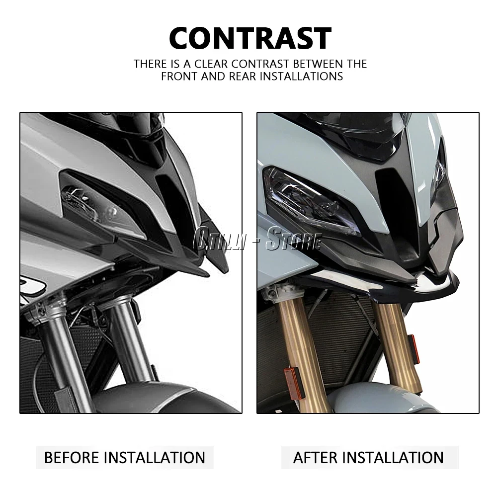 Motorcycle Modification Accessories Front Fender Mount Holder Beak Hugger Wheel Cover Fairing Extension For S1000XR S 1000 XR