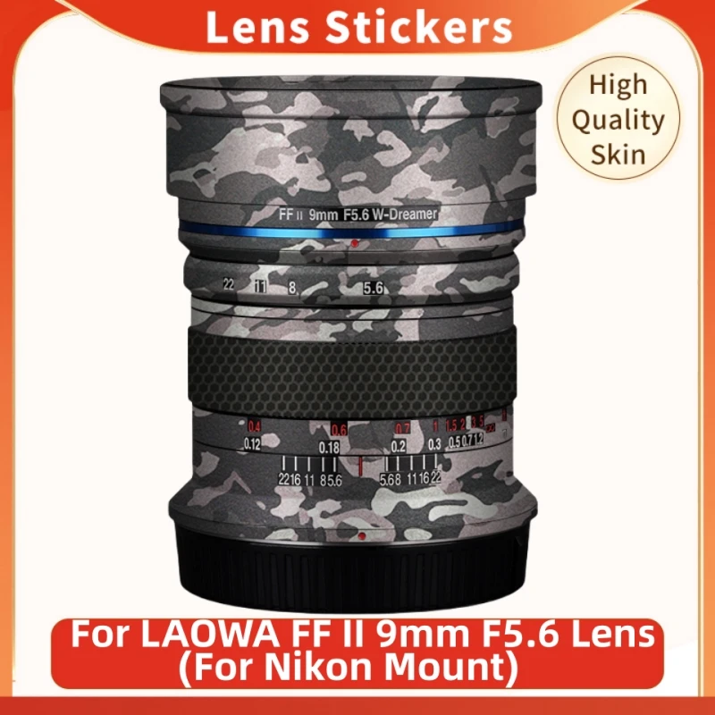 For LAOWA FF II 9mm F5.6 W-Dreamer For Nikon Mount Anti-Scratch Camera Lens Sticker Coat Wrap Protective Film Protector Skin