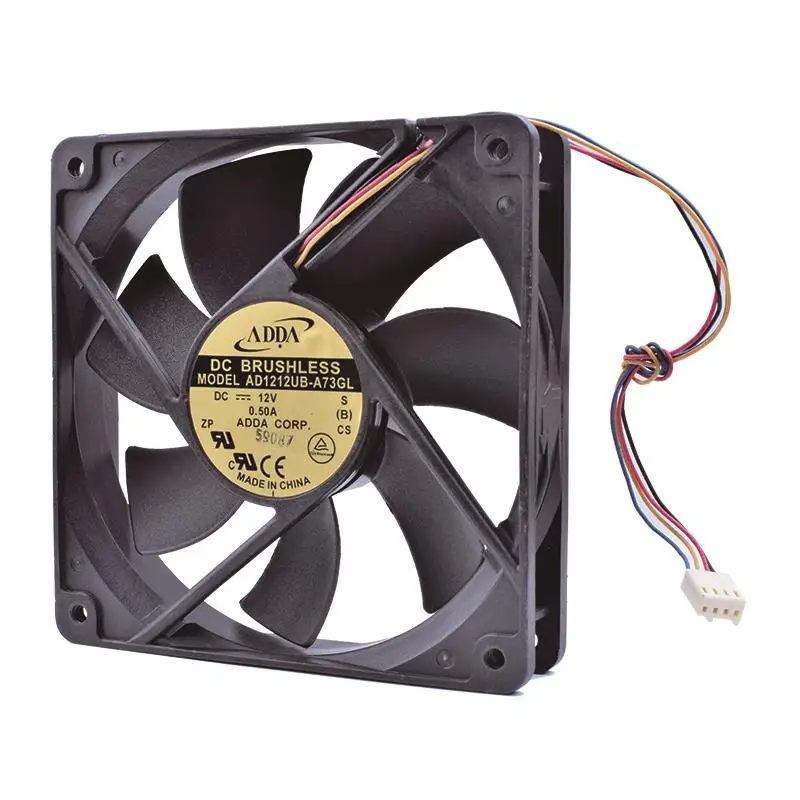 COOLING REVOLUTION AD1212UB-A73GL 12cm 120mm fan 12025 12V 0.50A Double ball bearing DC fan computer CPU cooler cooling fan