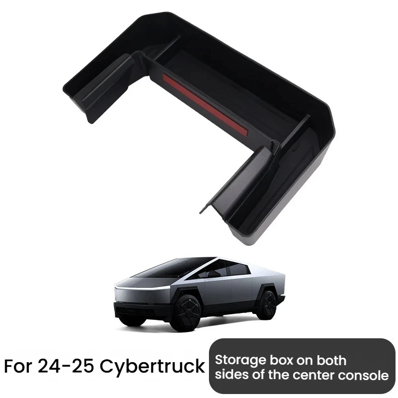 Suitable for 24-25 Tesla Cybertruck storage boxes on both sides of the center console automotive supplies