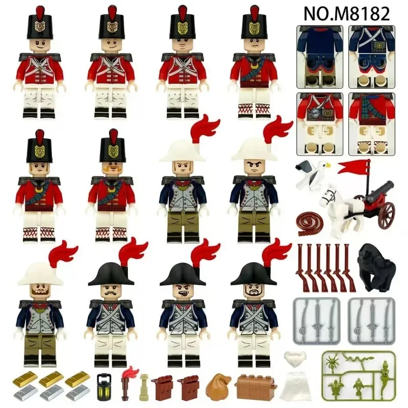 Antike römische Mittelalterritter, Bausteine, Figuren, Spielzeuge, Minifiguren, humanoide Puppen, Spielzeuge, Geburtstagsgeschenke. – Detail 34