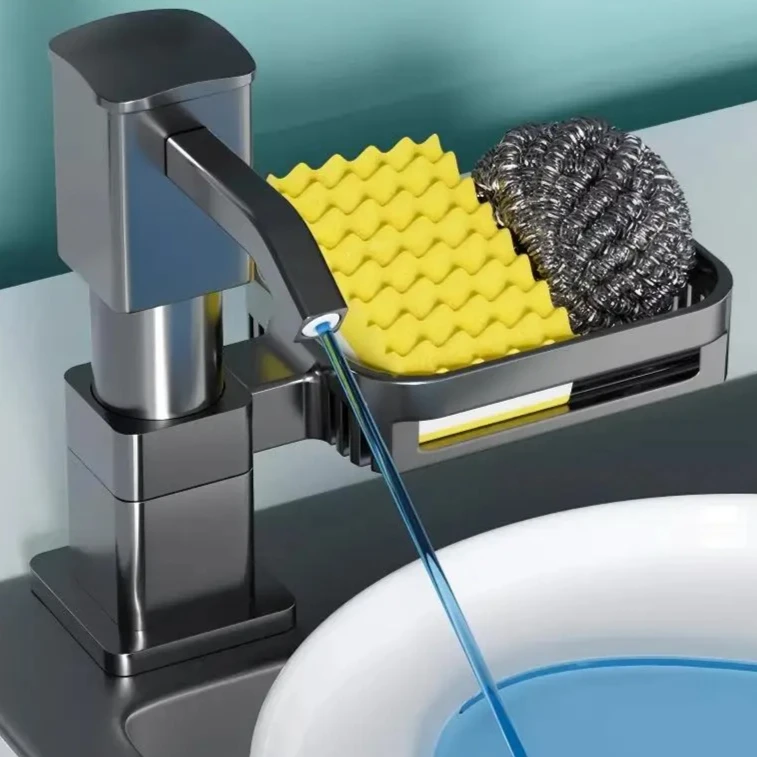 

Dish Soap Dispenser for Kitchen Sink Dispenser Countertop Soap Dispenser Pump with Storage Rack Extension Tube Kit, Under Sink