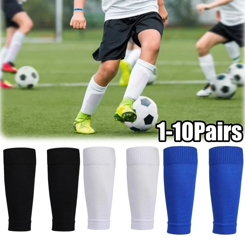 

Спортивные носки с рукавами для ног, носки для футбола, поддержка колена, противоскользящие компрессионные рукава для икр, впитывающее пот, тренировочное снаряжение