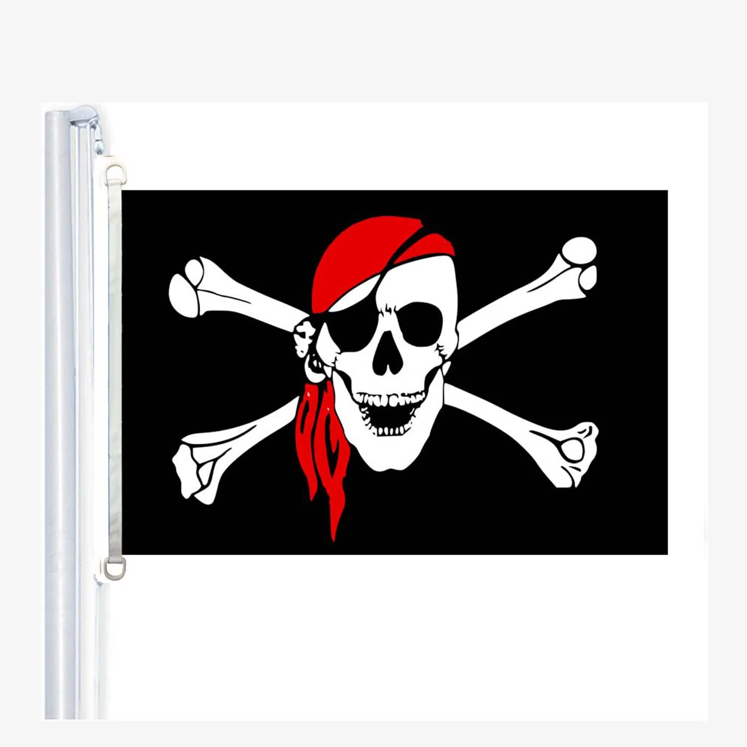 Pirate Bandana Laurent Drapeau Pirate clip art   flag,90*150CM ,100% polyester,  banner,Digital Printing