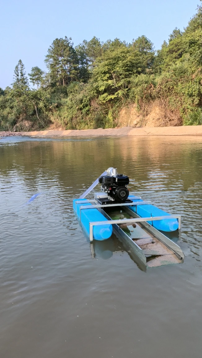 Barco de alimentación automática sifón