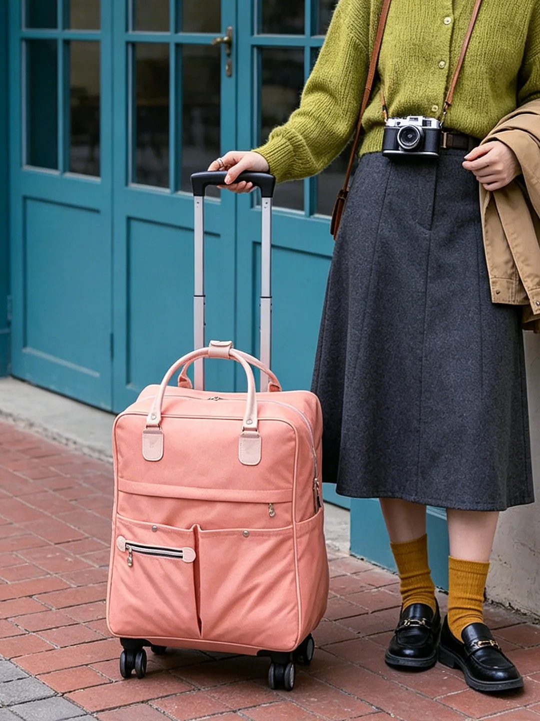 sac-de-voyage-cabine-18-pouces-compatible-controle-de-securite-a-roulettes-pivotantes-avec-poignee-et-bandouliere-leger-tendance-en-tissu-oxford