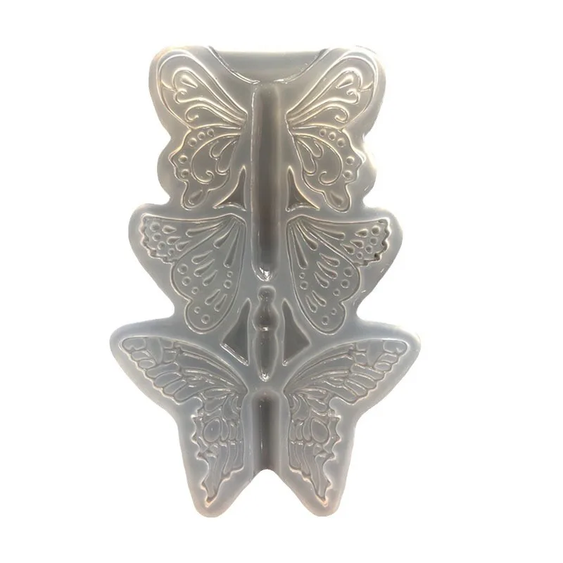 Mirror Crystal Epoxy Mold Butterfly Antique Hollow Crystal Handmade Jewelry Pendant Decorative Mould 16640