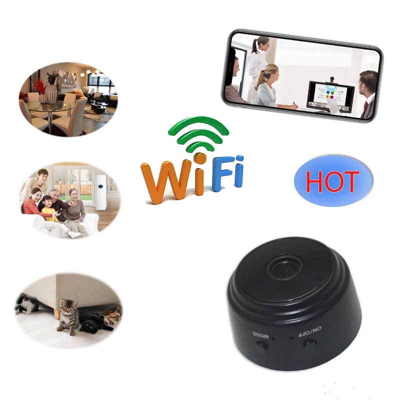 

Беспроводная мини-камера с поддержкой Wi-Fi
