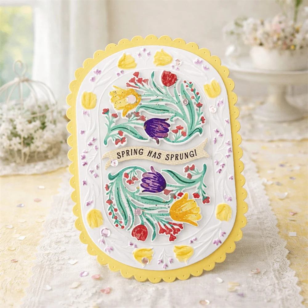 

Artful Foundations Full Release Bundle Dies Stamps Stencil DIY Flower Card Craft Scrapbooking 2026 New Valentine Pink Fresh Die