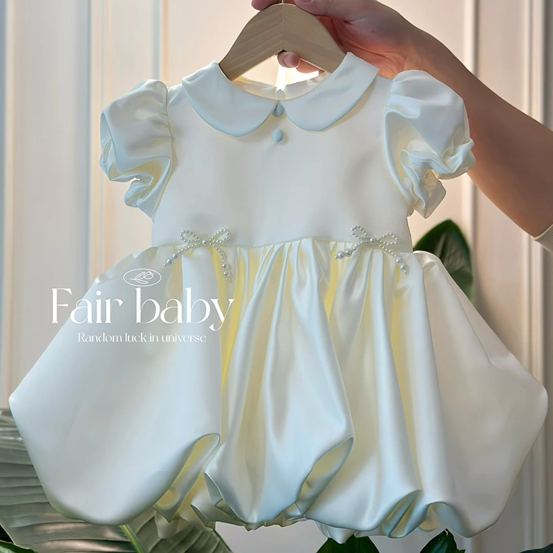 robe-de-princesse-en-satin-avec-nœud-et-fleurs-pour-bebe-et-enfant-robe-de-premiere-communion-robe-de-bal-robe-de-fete-de-mariage-avec-pareo-robe-d'anniversaire