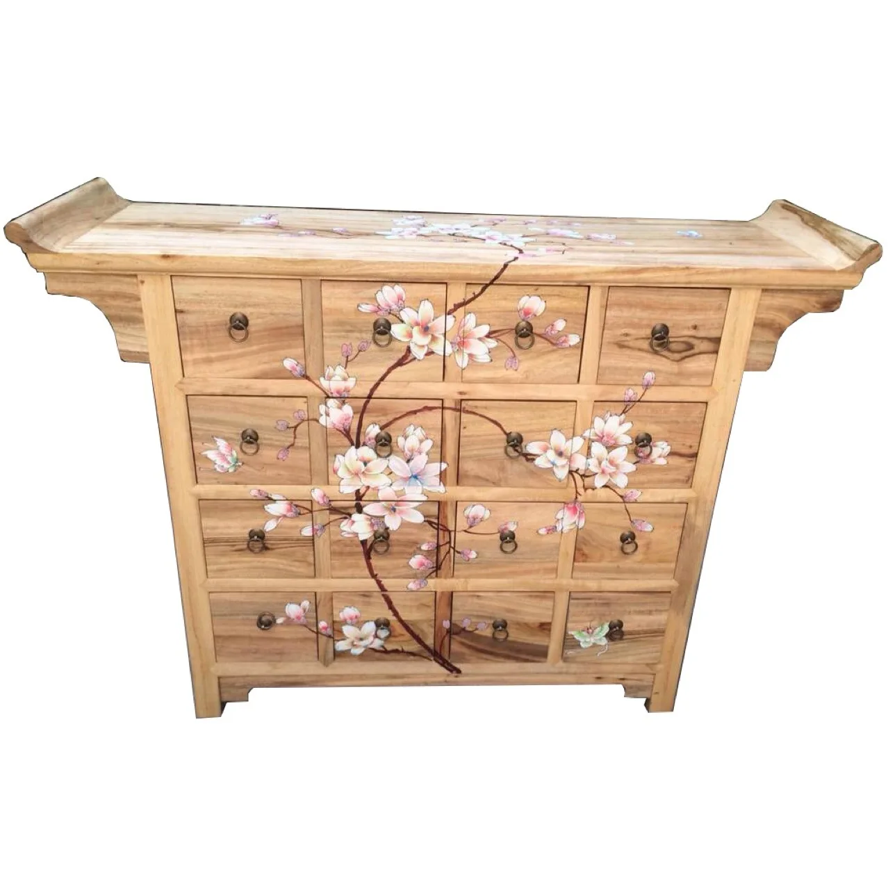 

New Chinese furniture Fragrant camphor wood multi-bucket cabinet Solid wood traditional Chinese
