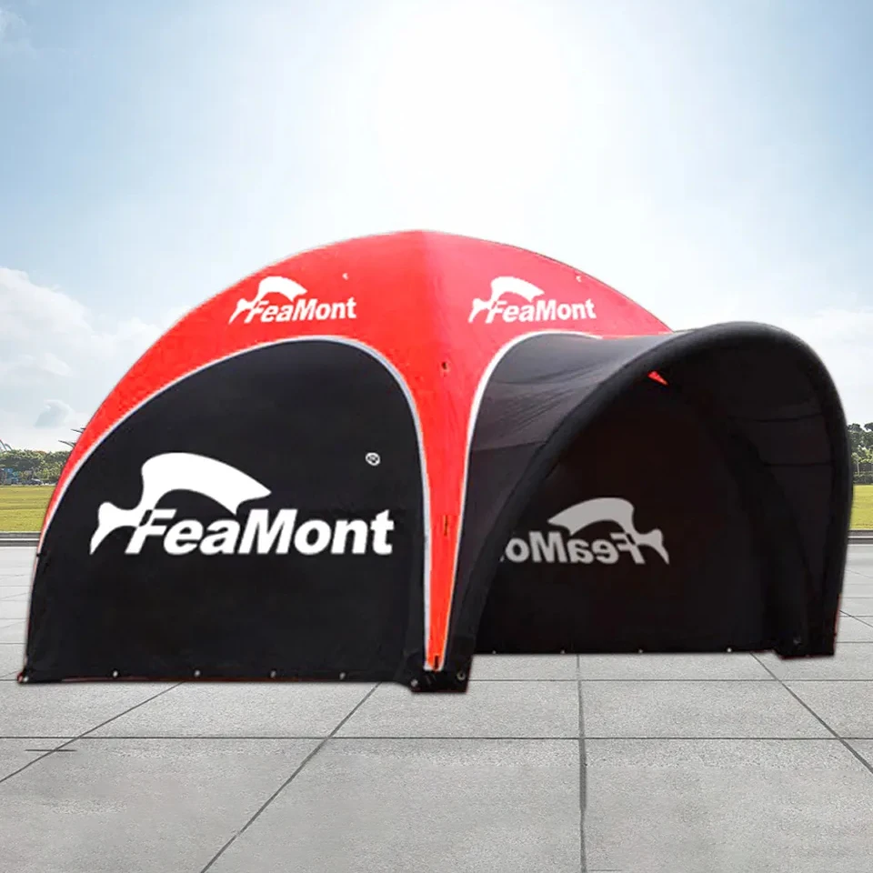 Portable Outdoor Full Printing Oxford Cover Event Exhibition Spider TPU Inflatable Air Dome Tent