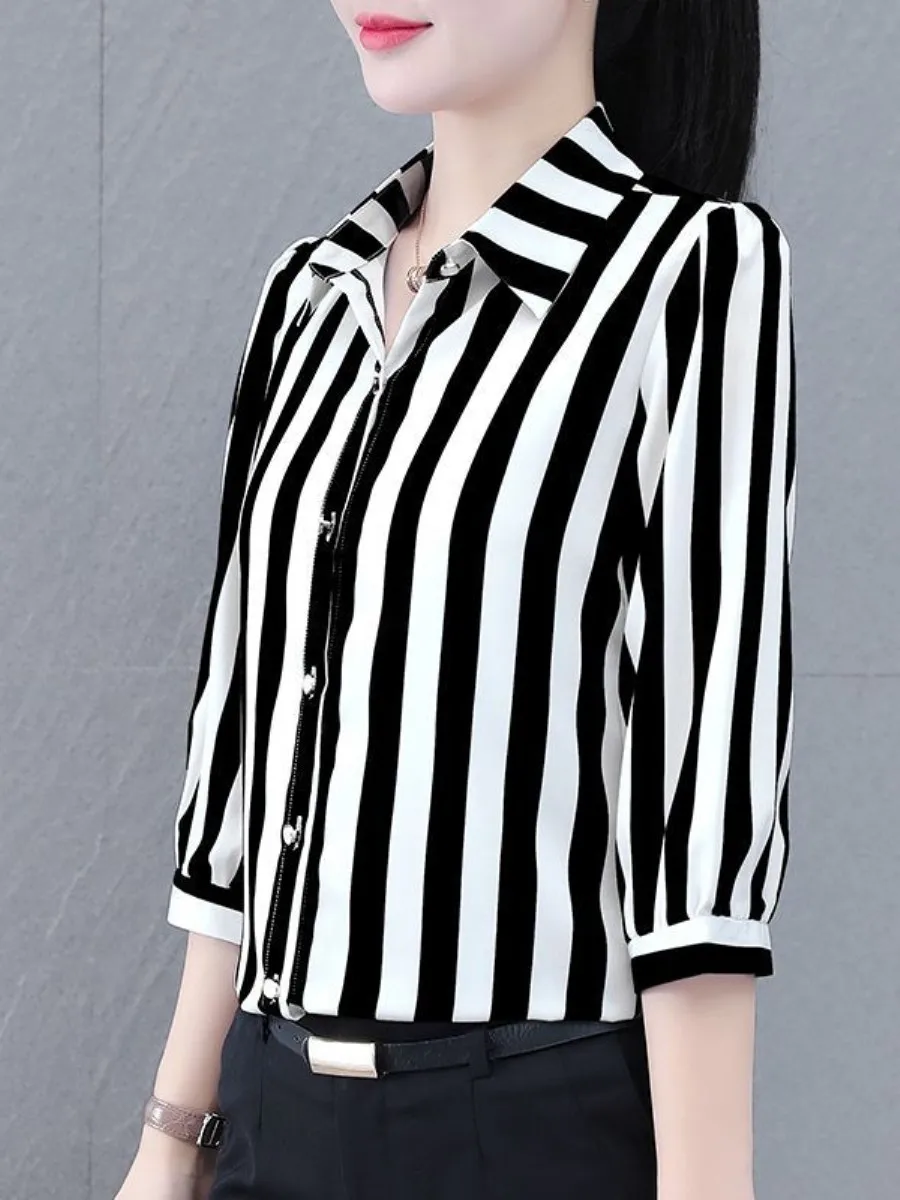 summer-new-women's-striped-shirt-loose-fit-sleeveless-tunic-top-and-skirt-two-piece-set-casual-comfortable-breathable-garment