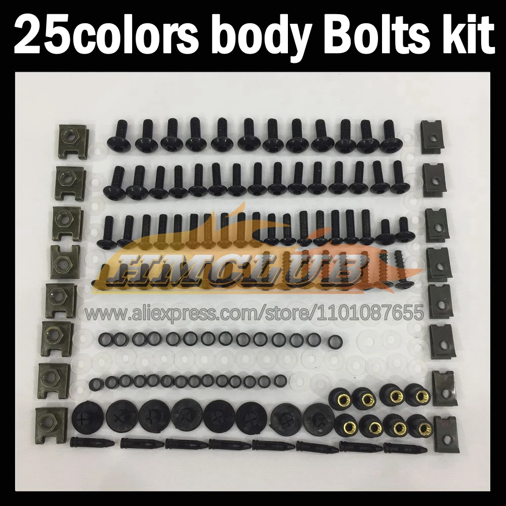 268ps Full Screws Kit Body bolt For SUZUKI GSXR1000 GSXR 1000 CC 1000CC GSX R1000 K3 03 04 2003 2004 Fairing bolts screw NutS