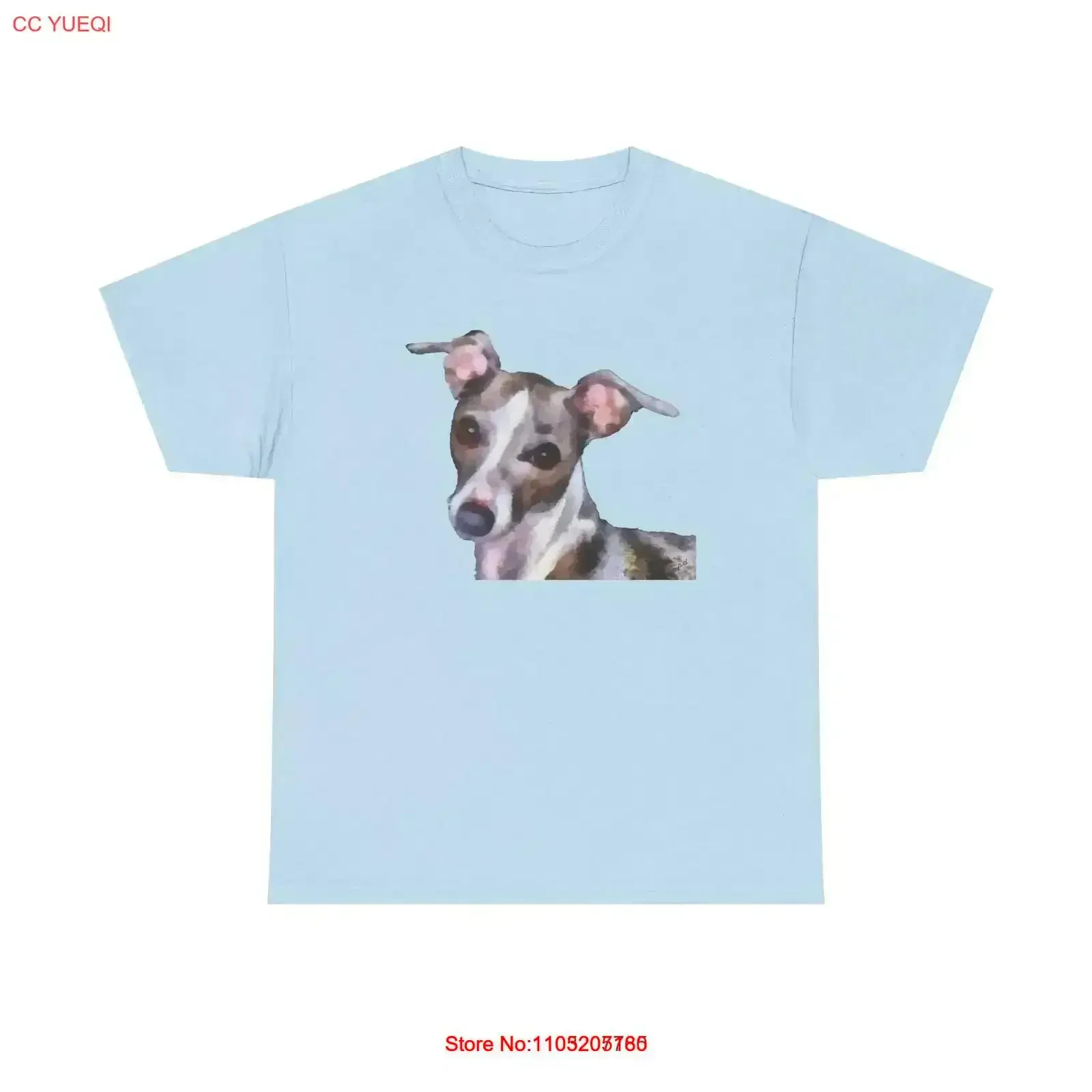 

Italian Greyhound 'Lilly' Heavy Cotton T Shirt vintage Washed Casual streetwear Stylish fashion Soft homme designer clothes