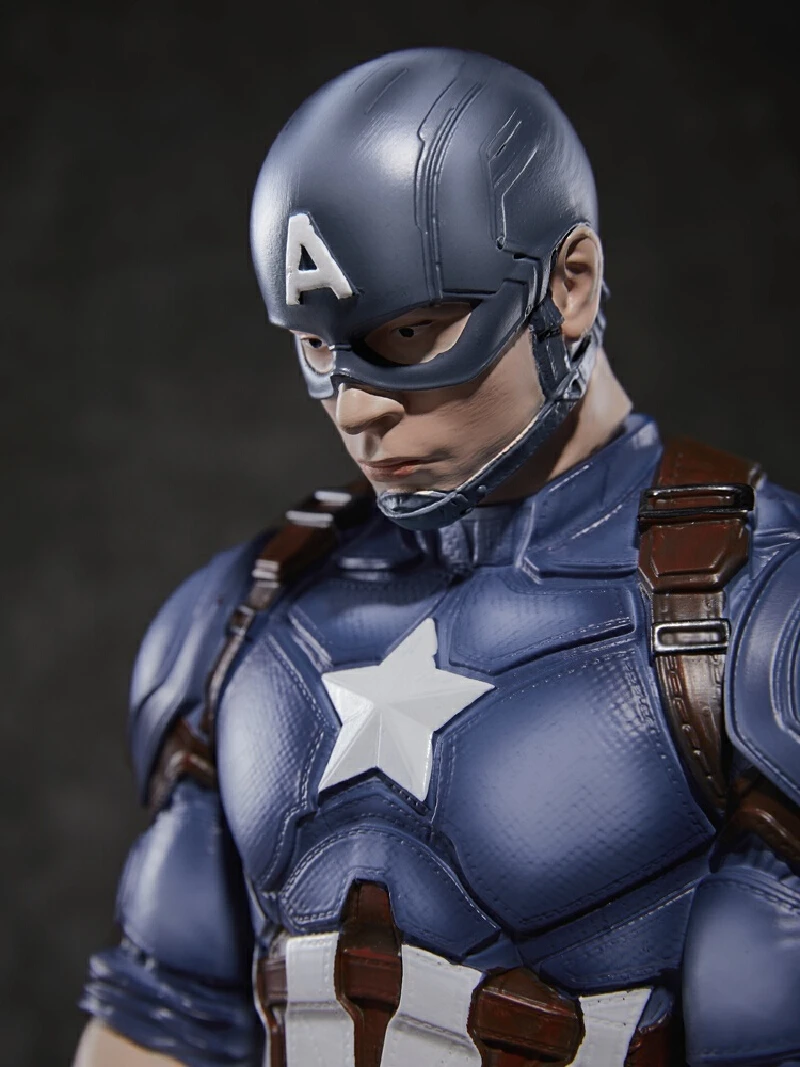 

54cm Anime Figure Captain America Iron Man Avengers Action Figure Ornaments Exquisite And Lifelike Collection Model Boys Gifts