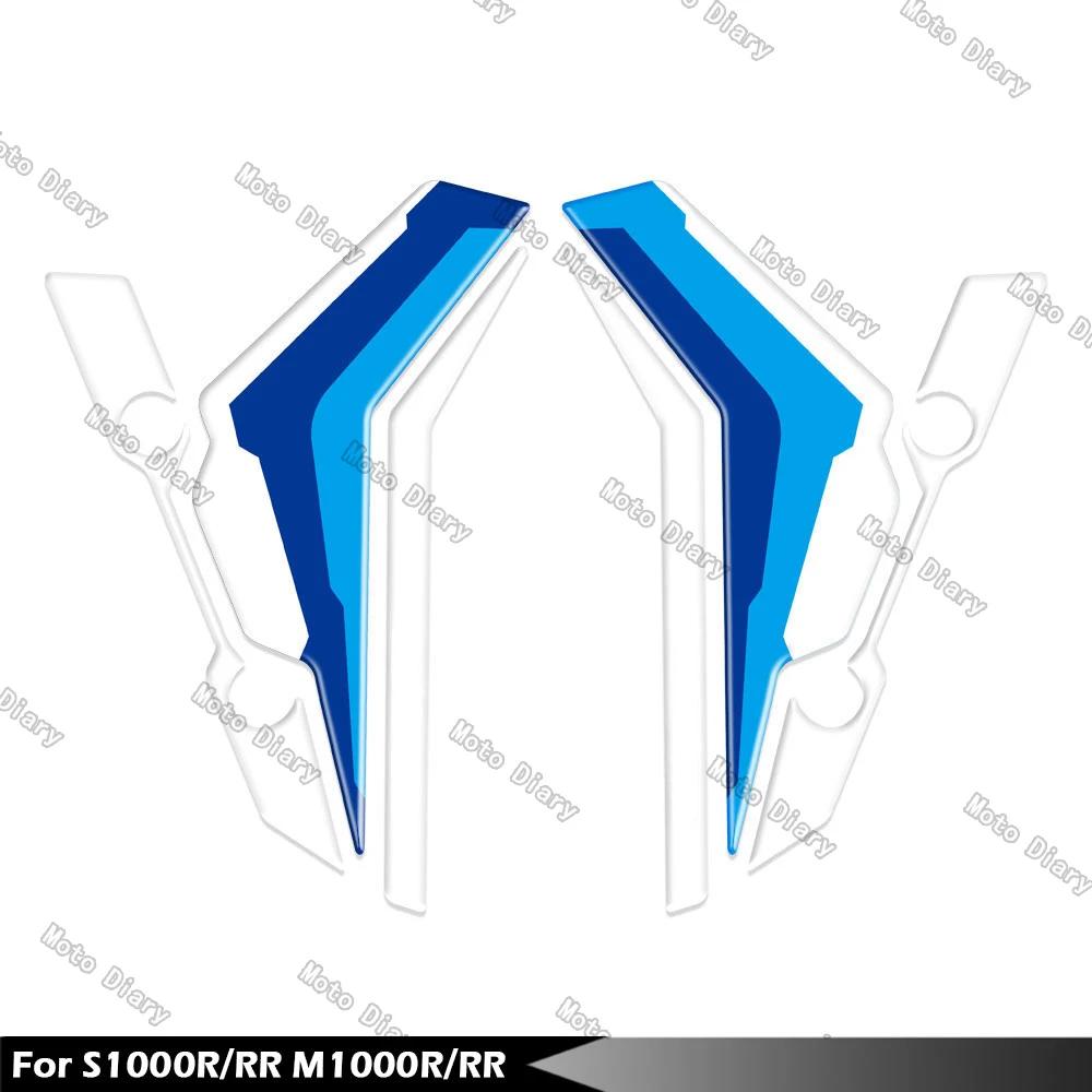 3D Motorcycle Front Fender Sticker Accessories Decals For S1000RR S1000R M1000RR M1000R 2019-2024