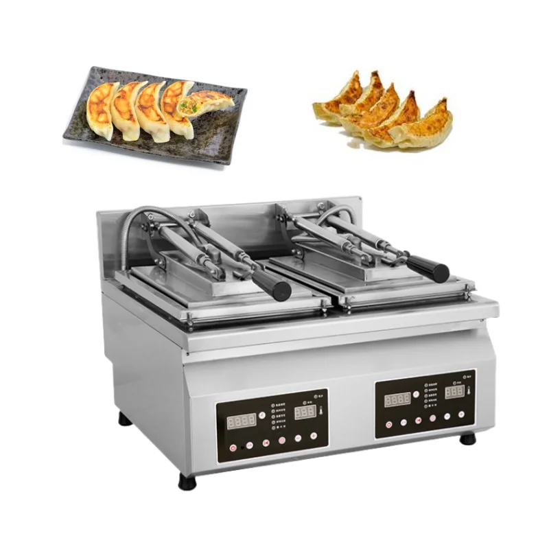 지능형 싱글 더블 냄비 프라이드 교자 기계, 가스, 전기 프라이팬, 만두 냄비 스티커, 팬케이크 쿠커, 프라이드 빵 팬