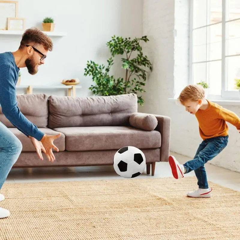 Pelota de fútbol de peluche para niños, juguete educativo, pelota deportiva duradera y almohada de trineo, accesorios de juegos