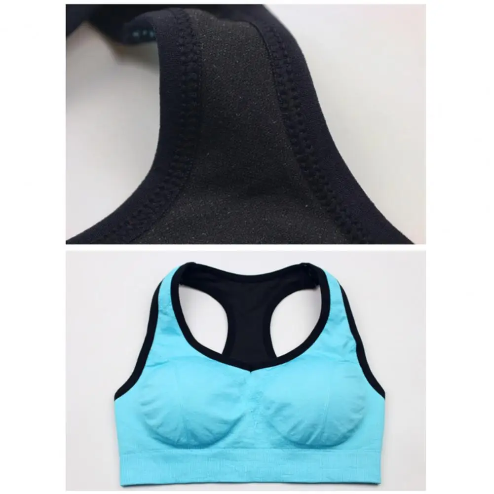 

Honeycomb Back Sports Bra High Elasticity Women's Sports Bra Shockproof Anti-snagging Breathable Crop Top for Jogging Gym