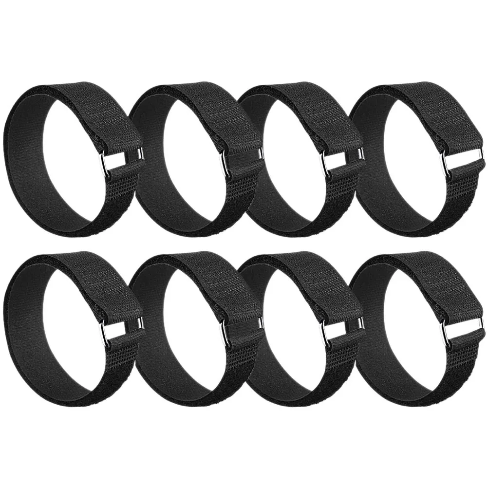 4 أزواج من مقابض الجليد المضادة للانزلاق، أحذية رياضية شتوية متينة للاستخدام الخارجي، مقابض ثلج، أشرطة أحذية محمولة