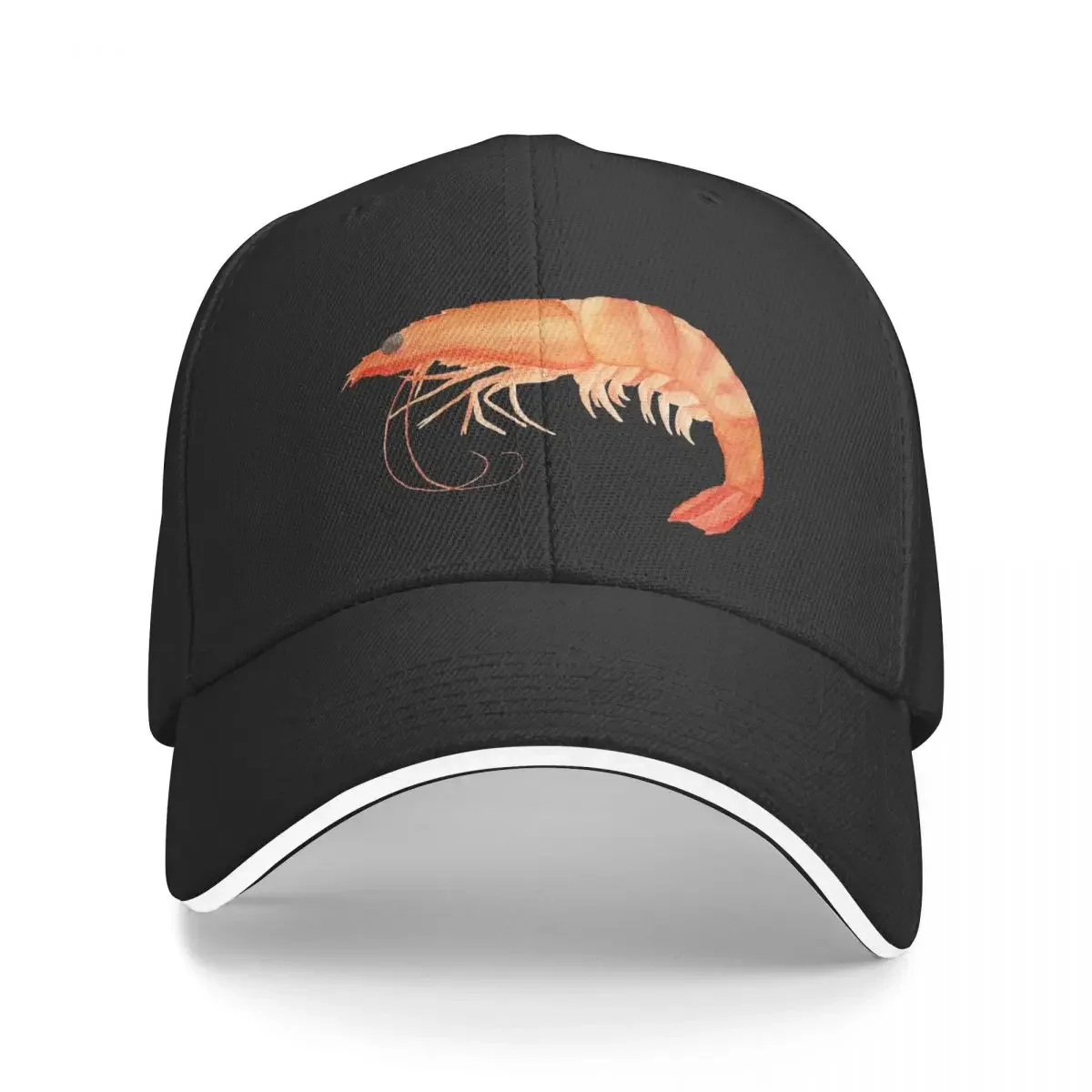 Prawn Watercolour Baseball Cap Anime Hat Dropshipping Luxury Brand Women Hats Men's