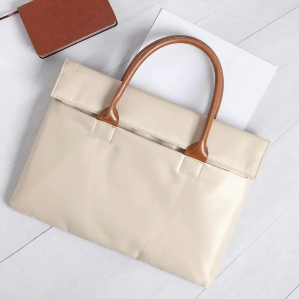 

Simple With Handle Portable Laptop Bags Soft Material Multi-Layer Laptop Case Thin Lightweight Notebook Sleeve Women's Bag