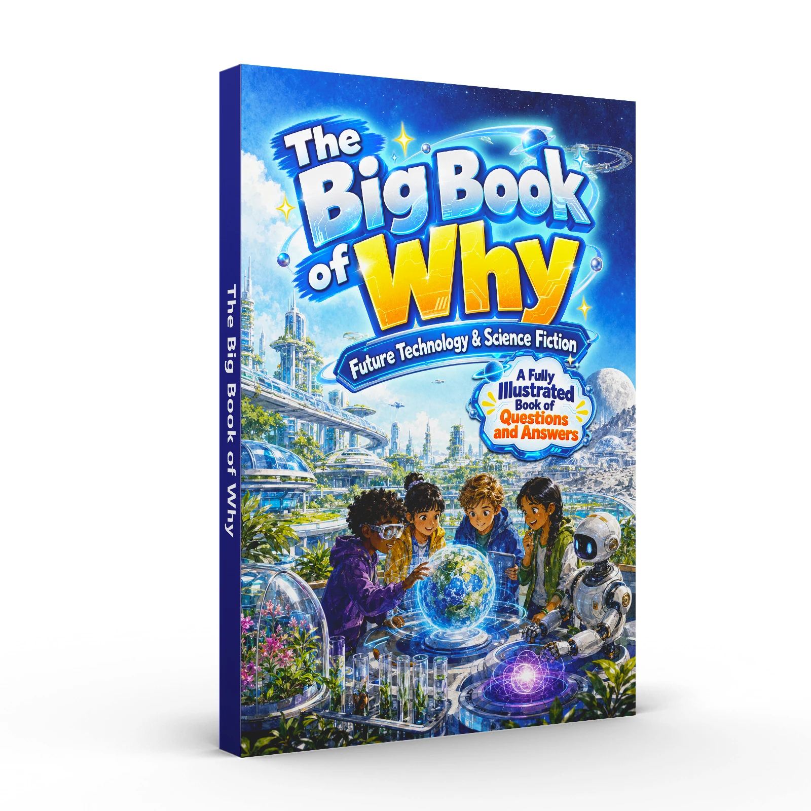 100,000 Whys Future Technology & Sci-Fi Speculations Book, Teens Futurism & Science Fiction Knowledge Learning Reading