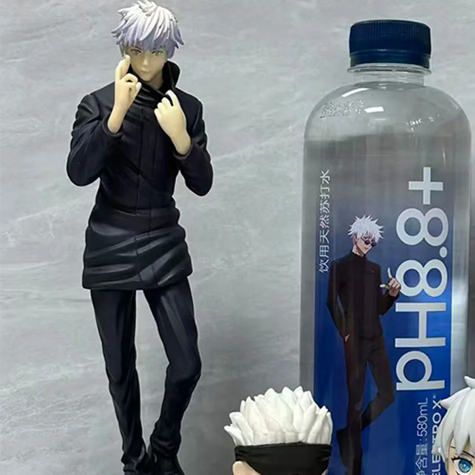 19cm Jujutsu Kaisen Anime-Figur Gojo Satoru Anime-Statue PVC-Actionfigur Sammlermodell Spielzeug Ornament Puppe – Detail 8