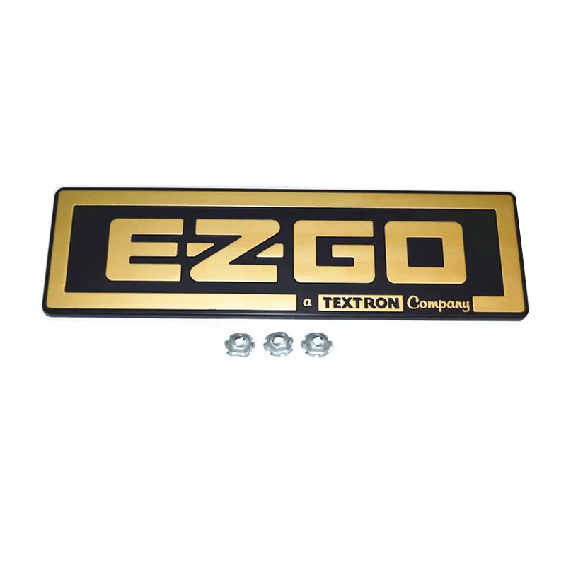 LOGO for EZGO TXT  Emblem Front Name Plate 1989-2010 Golf Cart OEM#71037-G02/71037-G04