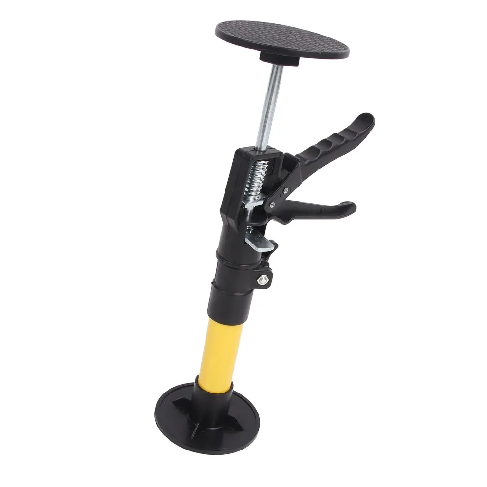 2pcs Heavy Duty Alloy Steel Cabinet Jack Yellow Telescopic Adjustable Adjustable Support Rod Support Pole Installing Cabinets