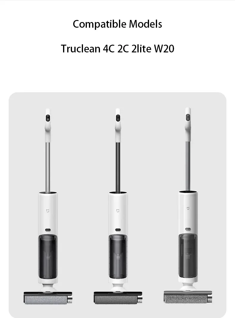 Xiaomi Mijia Washer Replacement Parts Roller Brush Bar Filter Blade Floor Cleaner Accessories for Truclean 4C 2C 2lite W20