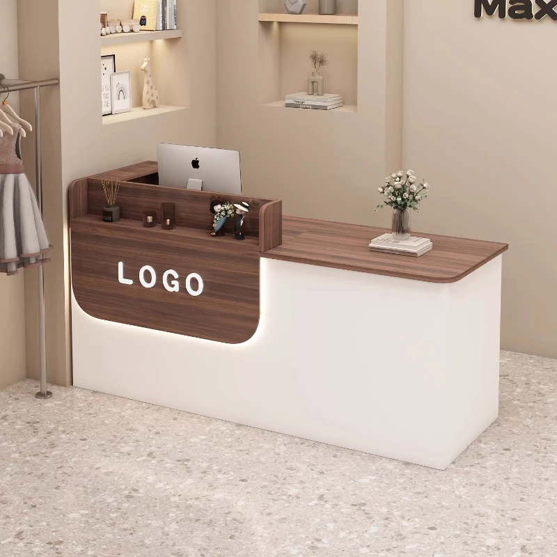 Sales Shop Reception Desk Luxury Medical Cashier Modern Reception Desk Beauty Salon Supermarket Mesa De Centro Corner Furniture