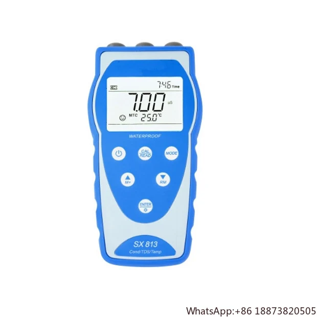 SX813 portable single parameter conductivity meter TDS salinity meter/resistivity/temperature