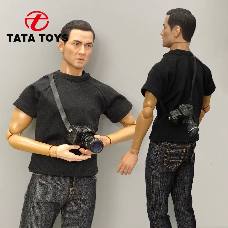 1/6 Scale doll scene accessory Miniature Single-lens reflex camera model fit 12 inches soldier action figure