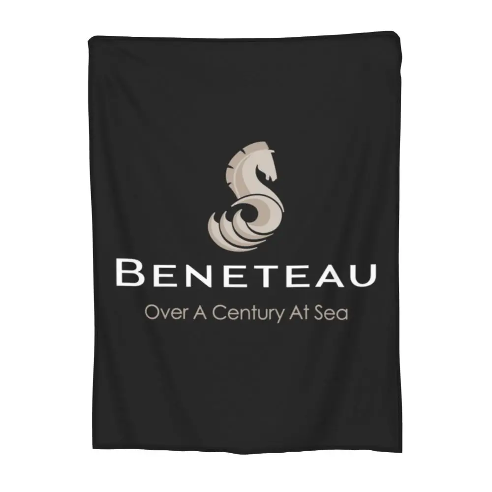 Beneteau Segelboot-Decke, weiche, warme Flanelldecke, Überwurfdecke für Bett, Reisen, Zuhause, Sofa