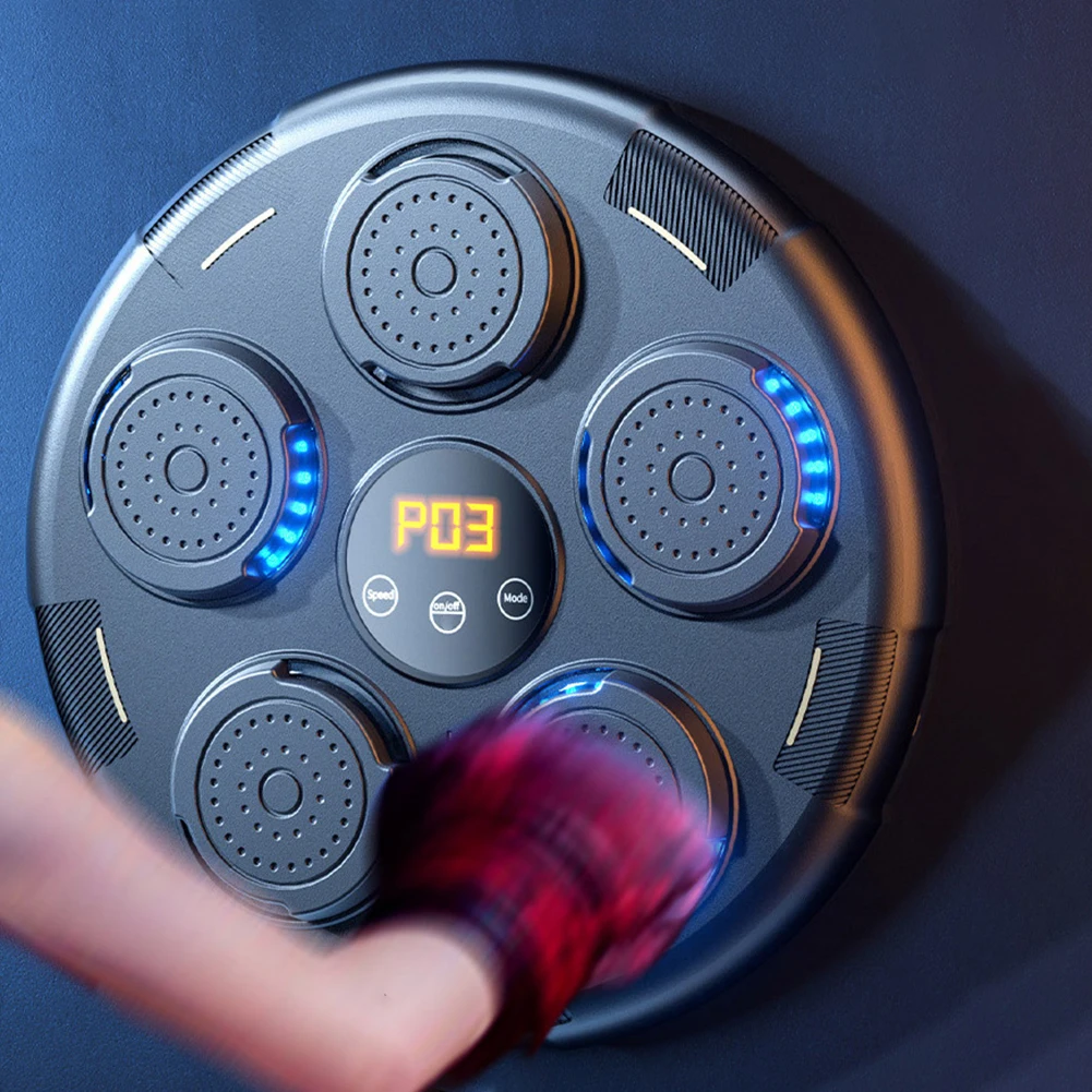 

Music Boxing Machine Boxing Training Punching Equipment BT Link Smart Boxing Game Intelligent Boxing Target for Home Exercise