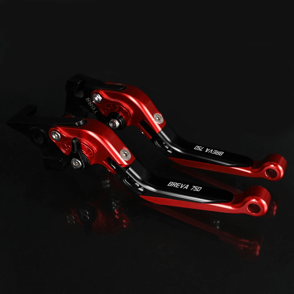

FOR Moto Guzzi BREVA 750 2004-2009 BREVA750 Motorcycles Folding Extendable CNC Adjustable Clutch Brake Levers Handbar End Grips